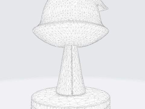 Raven Stylized Cloaked Figurine for 3D Printing 3Dプリントモデル