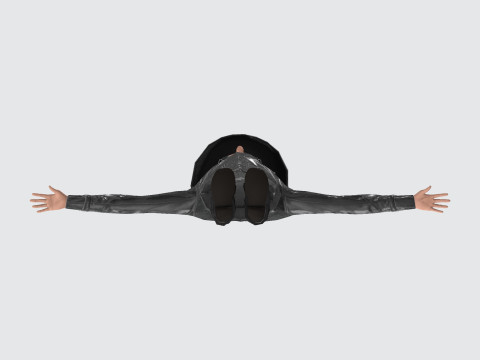 Inspector Noir Game ready Modelo 3D