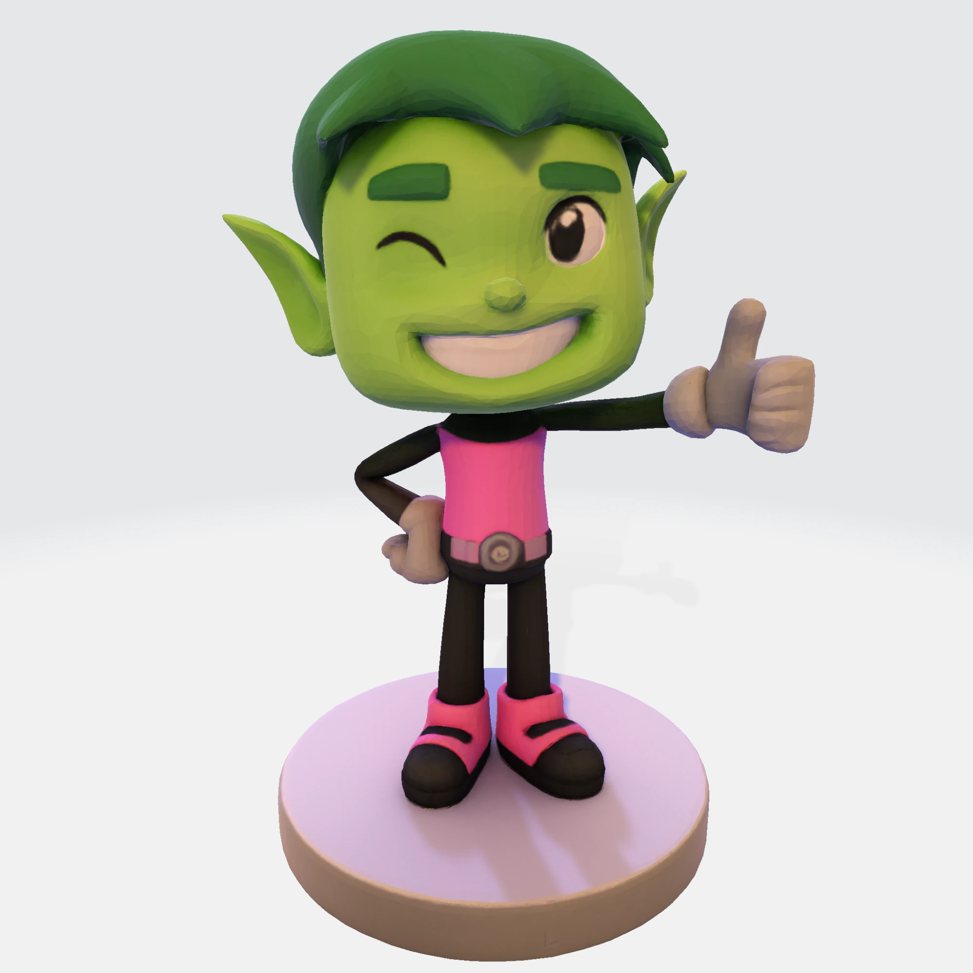 Beasty Boy Stylized 3D Print Ready Character 3D print model 3D Model .c4d .max .obj .3ds .fbx .stl .blend 