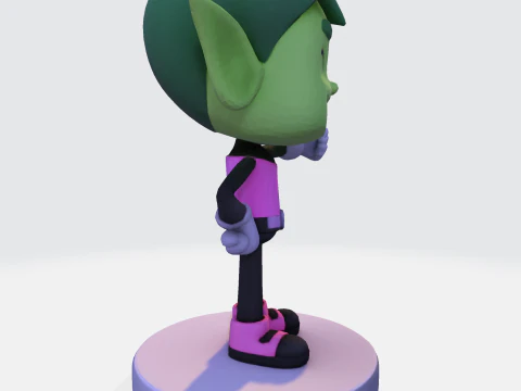 Beasty Boy Stylized 3D Print Ready Character 3D print model 3D Model