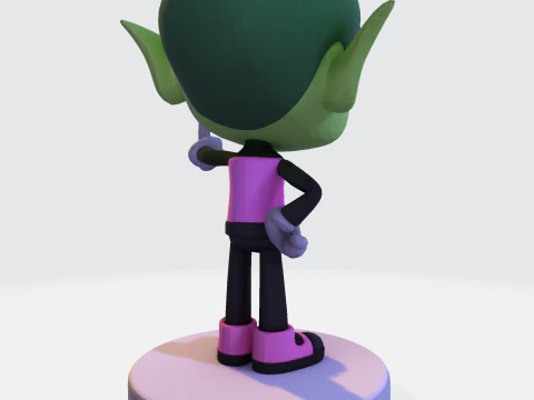 Beasty Boy Stylized 3D Print Ready Character 3D print model 3D Model