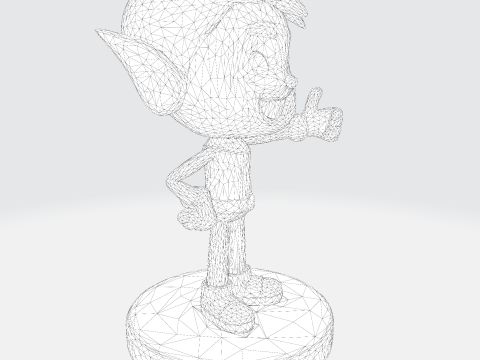 Beasty Boy Stylized 3D Print Ready Character 3D print model 3D Модель