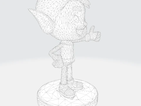 Beasty Boy Stylized 3D Print Ready Character 3D print model 3D Model