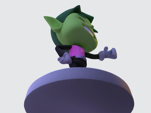 Beasty Boy Stylized 3D Print Ready Character 3D print model 3D Model
