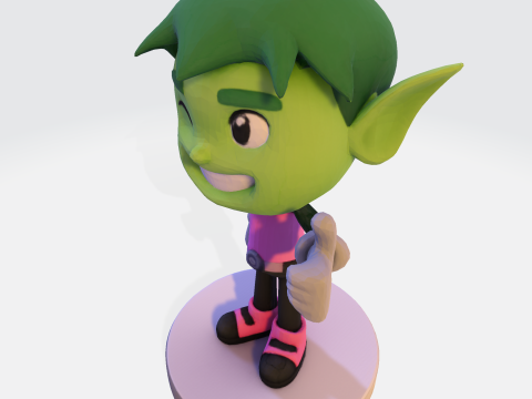 Beasty Boy Stylized 3D Print Ready Character 3D print model 3D Модель