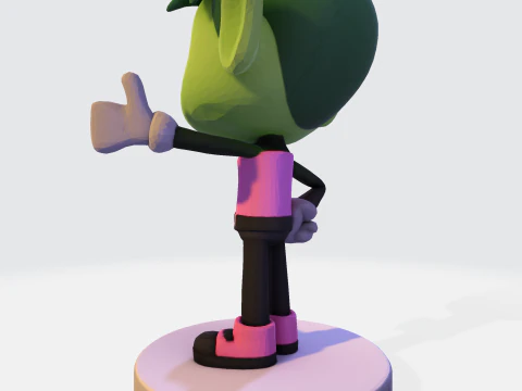 Beasty Boy Stylized 3D Print Ready Character 3D print model 3D Model