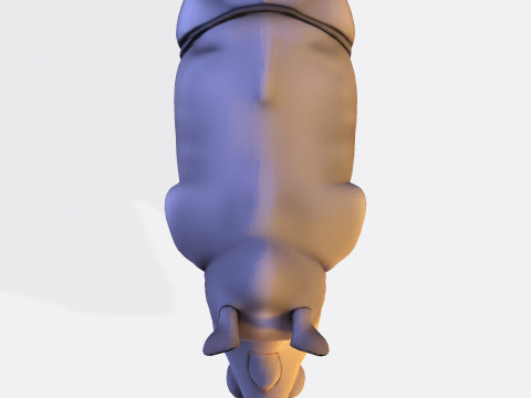 Stylized Rhino Rig-Ready for Animation 3D Printing Game Design 3D Модель