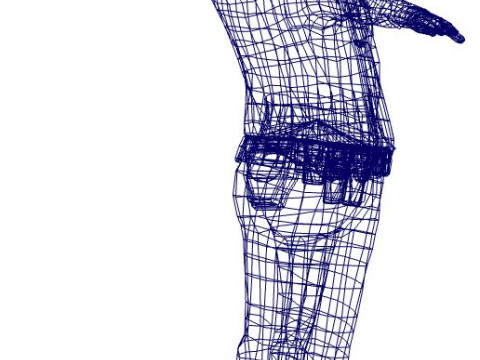 लो पॉली पुलिस ऑफिसर 3डी कैरेक्टर गेम रेडी रिग्ड एनिमेटेड यूनिटी अनरियल ब्लेंडर 3D मॉडल