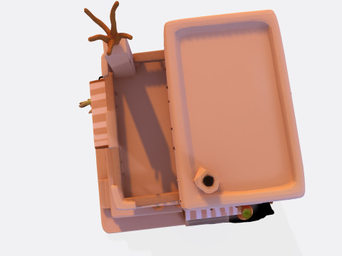 Desert Oasis Home 3D Model