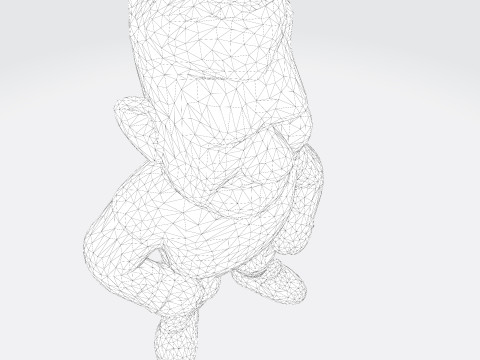 Koleksi Kiper Sepak Bola Model Cetak 3D Karikatur The Great Dane Peter Schmeichel Model 3D