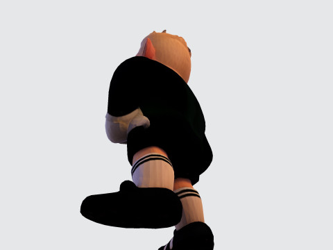 Koleksi Kiper Sepak Bola Model Cetak 3D Karikatur The Great Dane Peter Schmeichel Model 3D