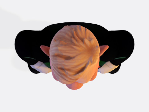 Koleksi Kiper Sepak Bola Model Cetak 3D Karikatur The Great Dane Peter Schmeichel Model 3D