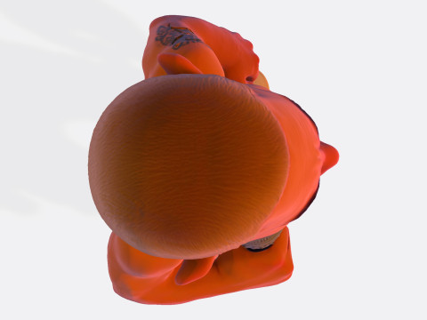 Eminem Stylized High-Poly 3D Print Model 3D Model