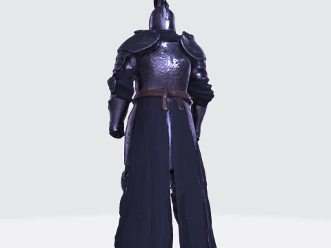 Knight Sentinel Ultra High Poly 3D Print Model 3D print model 3D Model