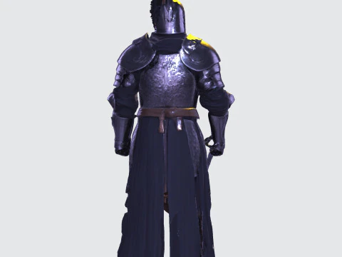 Knight Sentinel Ultra High Poly 3D Print Model 3D print model 3D Model