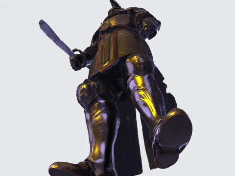 Knight Sentinel Ultra High Poly 3D Print Model 3D print model 3D Model