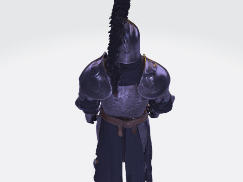 Knight Sentinel Ultra High Poly 3D Print Model 3D print model 3D Model