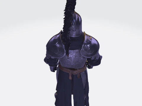 Knight Sentinel Ultra High Poly 3D Print Model 3D print model 3D Model