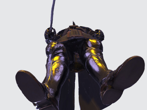 Knight Sentinel Ultra High Poly 3D Print Model 3D print model 3D Model
