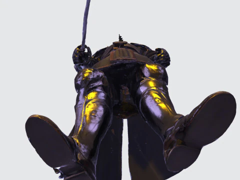 Knight Sentinel Ultra High Poly 3D Print Model 3D print model 3D Model