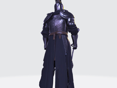 Knight Sentinel Ultra High Poly 3D Print Model 3D print model 3D Model