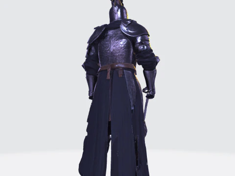 Knight Sentinel Ultra High Poly 3D Print Model 3D print model 3D Model