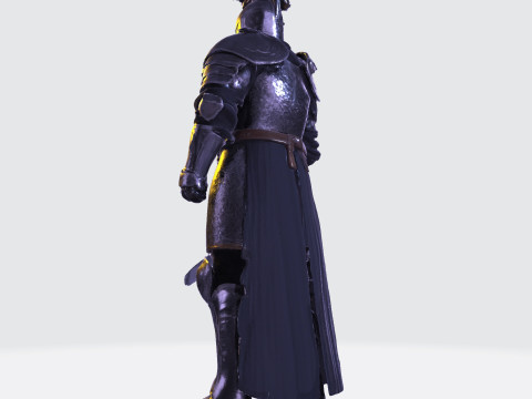 Knight Sentinel Ultra High Poly 3D Print Model 3D print model 3D Model