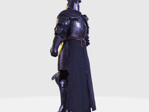 Knight Sentinel Ultra High Poly 3D Print Model 3D print model 3D Model