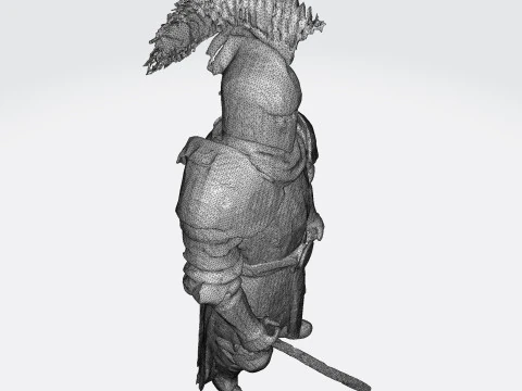 Knight Sentinel Ultra High Poly 3D Print Model 3D print model 3D Model