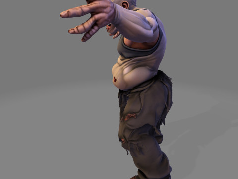 Horror Monster HighPoly voor Halloween 3D-printmodel 3D Model