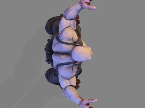 Horror Monster HighPoly voor Halloween 3D-printmodel 3D Model
