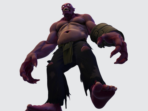 Model Cetak 3D Halloween Poli Tinggi Makhluk Horor Mengerikan untuk Tampilan Kolektor Model Cetak 3D
