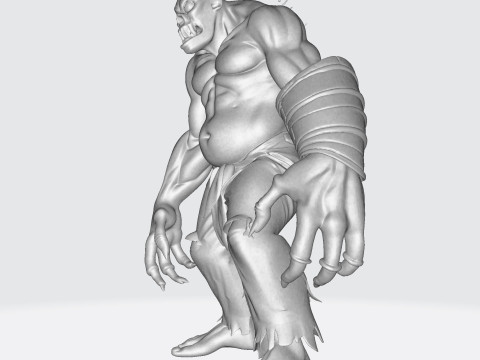 Model Cetak 3D Halloween Poli Tinggi Makhluk Horor Mengerikan untuk Tampilan Kolektor Model Cetak 3D