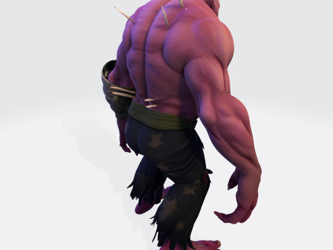 Model Cetak 3D Halloween Poli Tinggi Makhluk Horor Mengerikan untuk Tampilan Kolektor Model Cetak 3D