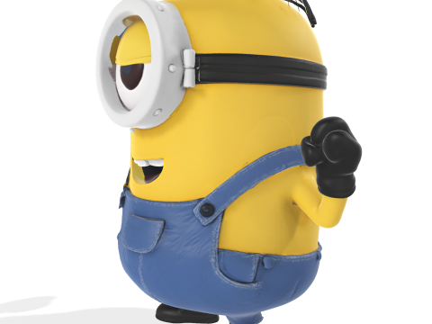 Minion detailliert für den 3D-Druck 3D Druckmodell