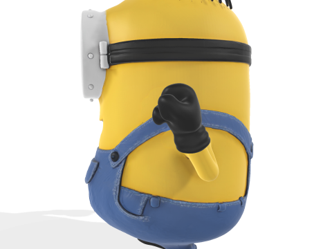 Minion detailliert für den 3D-Druck 3D Druckmodell