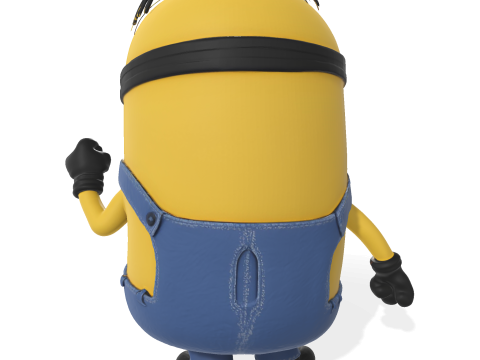 Minion detailliert für den 3D-Druck 3D Druckmodell