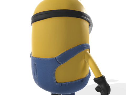 Minion detailliert für den 3D-Druck 3D Druckmodell