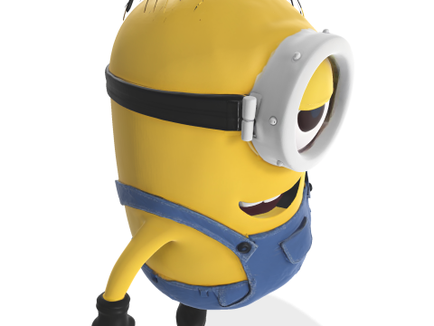 Minion detailliert für den 3D-Druck 3D Druckmodell