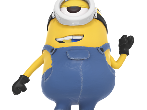 Minion detailliert für den 3D-Druck 3D Druckmodell