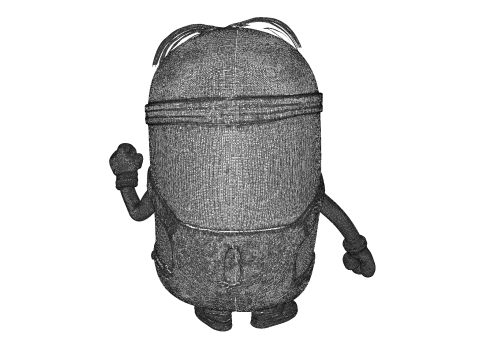 Minion detailliert für den 3D-Druck 3D Druckmodell