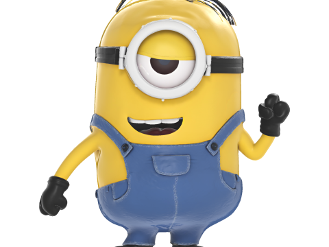 Minion detailliert für den 3D-Druck 3D Druckmodell