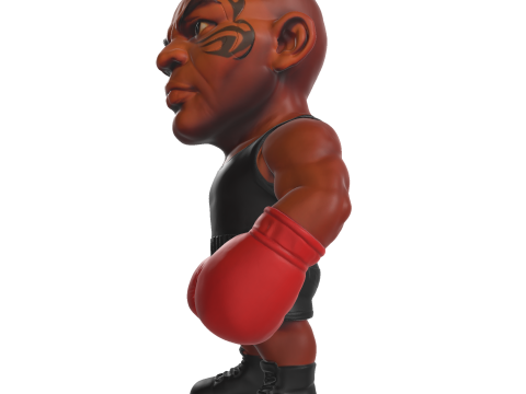 Mike Tyson Modèle imprimable en 3D Modèles 3D en vedette