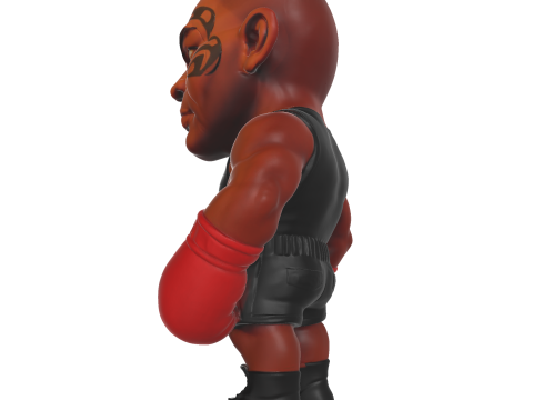 Mike Tyson Modèle imprimable en 3D Modèles 3D en vedette