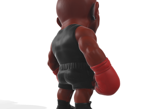 Mike Tyson Modèle imprimable en 3D Modèles 3D en vedette