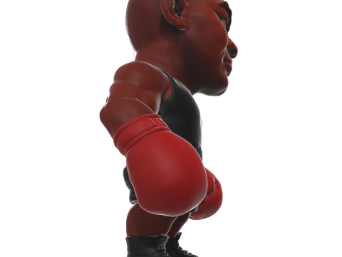 Mike Tyson Modèle imprimable en 3D Modèles 3D en vedette