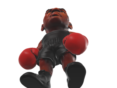 Mike Tyson Modèle imprimable en 3D Modèles 3D en vedette