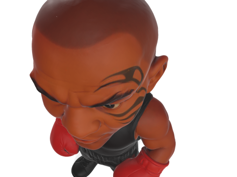 Mike Tyson Modèle imprimable en 3D Modèles 3D en vedette