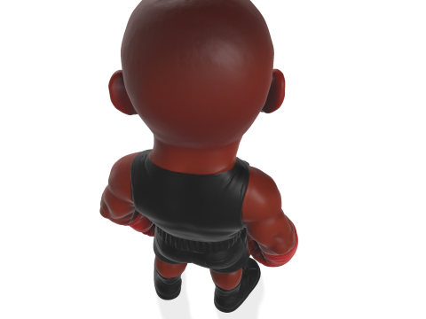 Mike Tyson Modèle imprimable en 3D Modèles 3D en vedette