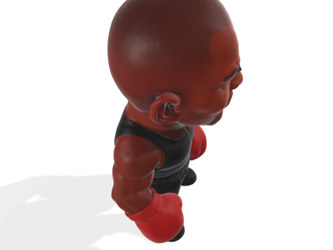 Mike Tyson Modèle imprimable en 3D Modèles 3D en vedette